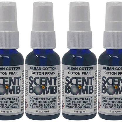 Scent Bomb Air Freshener Clean Cotton 1oz Spray