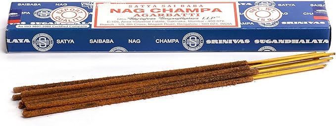 3 Packs Origional Satya Sai Baba Nag Champa Incense Sticks Joss Insence - Insense 15g Box NagChampa Agarbatti