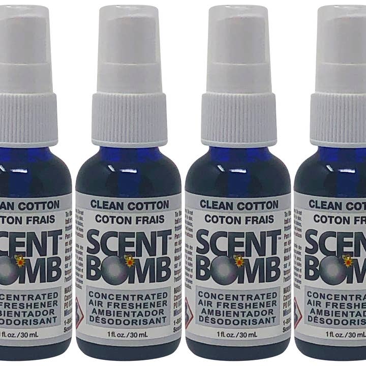 Scent Bomb Air Freshener Clean Cotton 1oz Spray