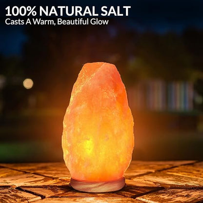 Himalayan Glow 1002 Crystal, 6-8 Lbs, Salt Lamp