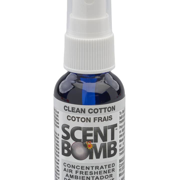 Scent Bomb Air Freshener Clean Cotton 1oz Spray